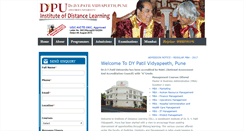 Desktop Screenshot of dypatildistancemba.com